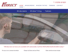 Tablet Screenshot of 1stdirectwindscreens.co.uk